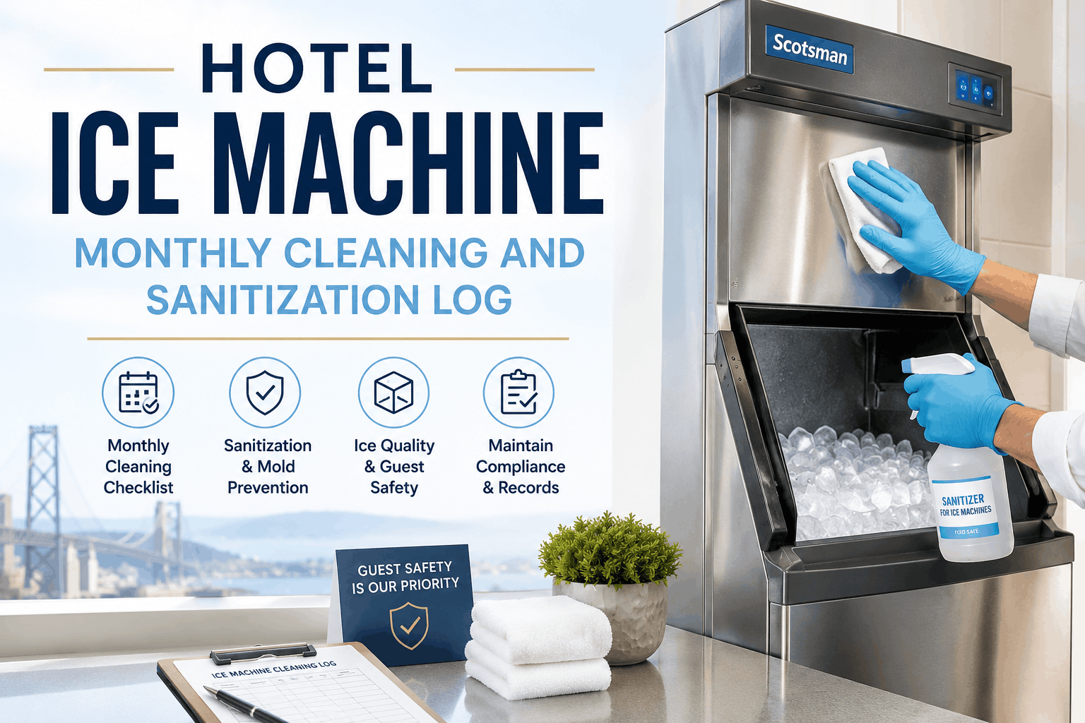 hotel-ice-machine-monthly-cleaning-and-sanitization-log