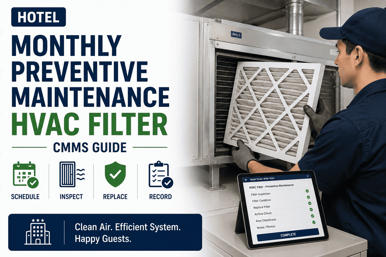 hotel-monthly-preventive-maintenance-hvac-filter-cmms-guide