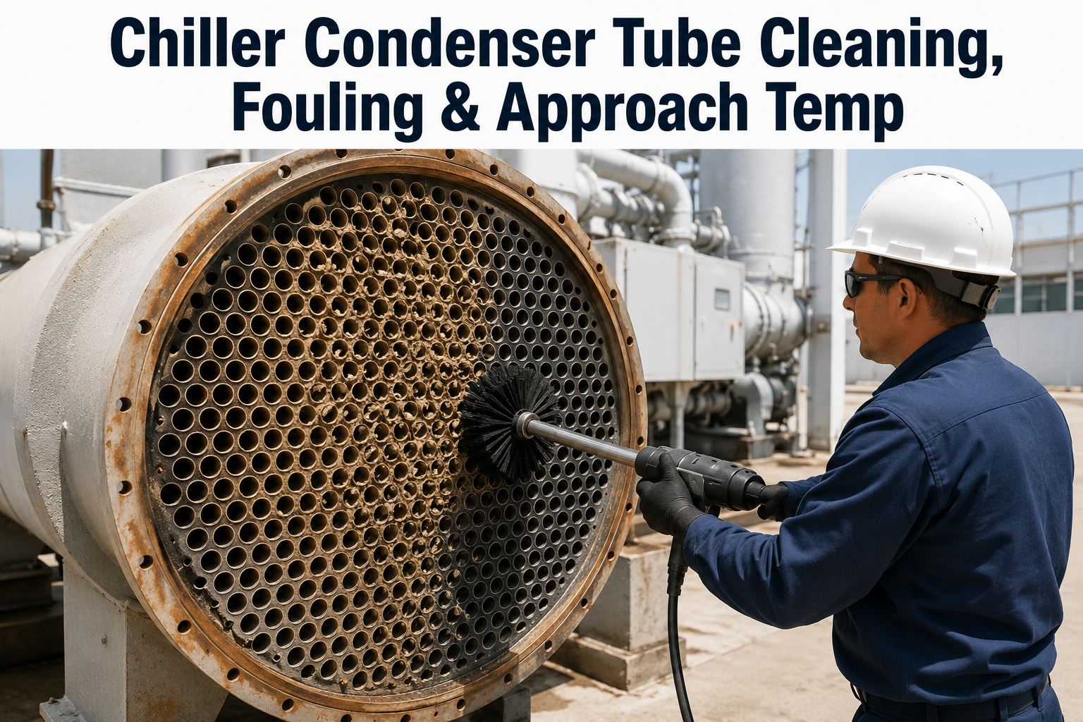 chiller-condenser-tube-cleaning-fouling-approach-temp