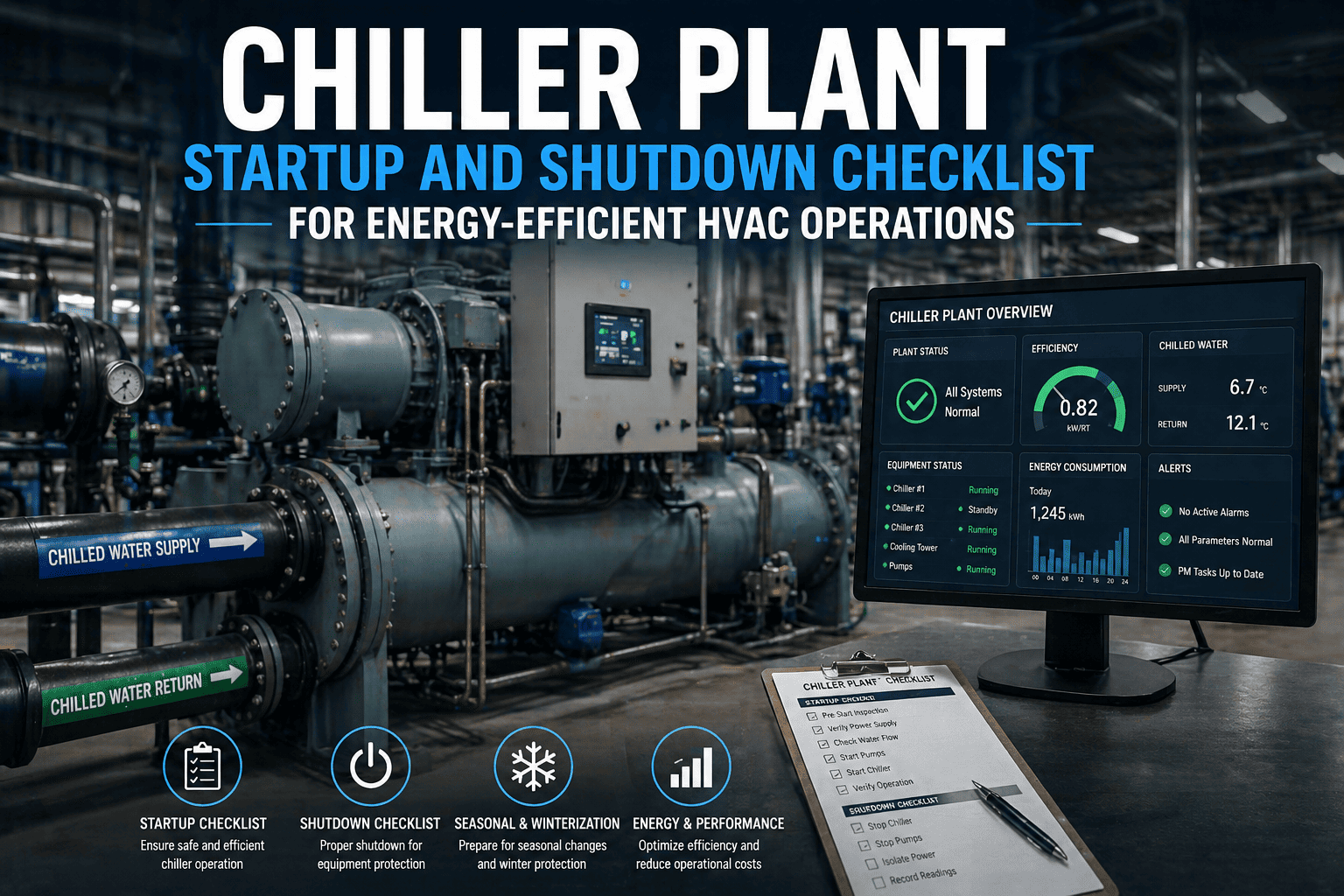 chiller-plant-startup-shutdown-checklist-energy-efficient-hvac