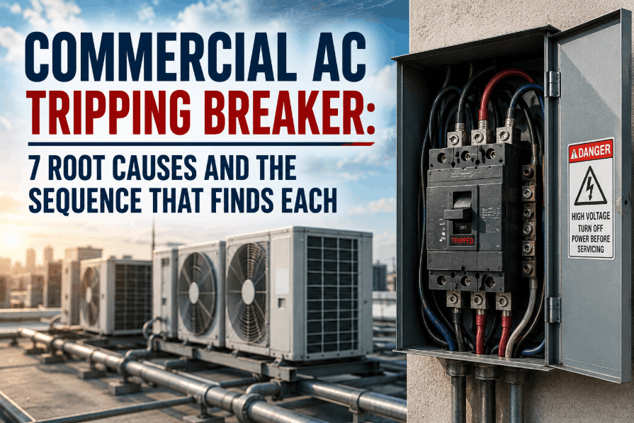 commercial-ac-tripping-breaker-7-root-causes-and-the-sequence-that-finds-each
