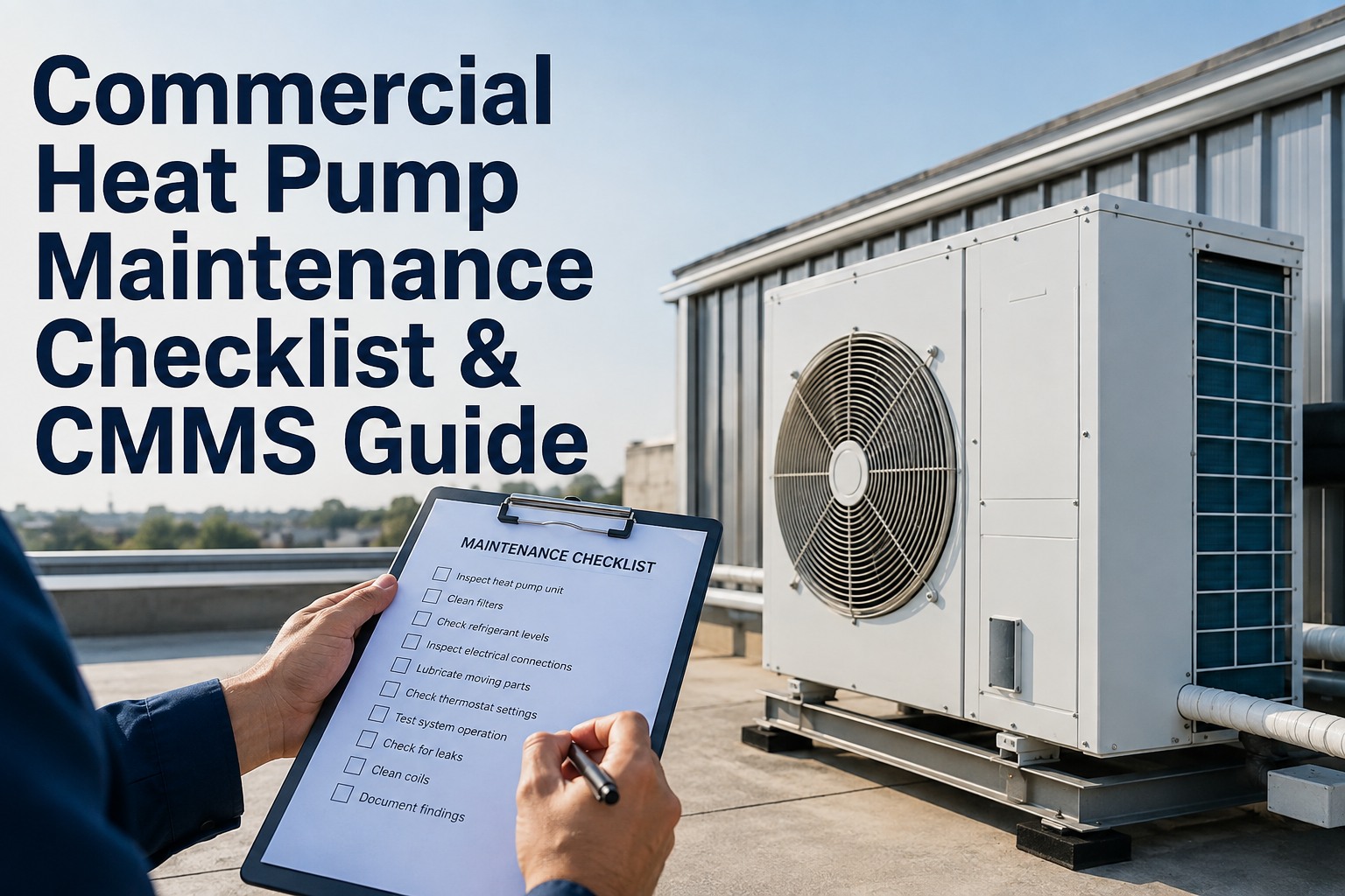 commercial-heat-pump-maintenance-checklist-cmms-guide
