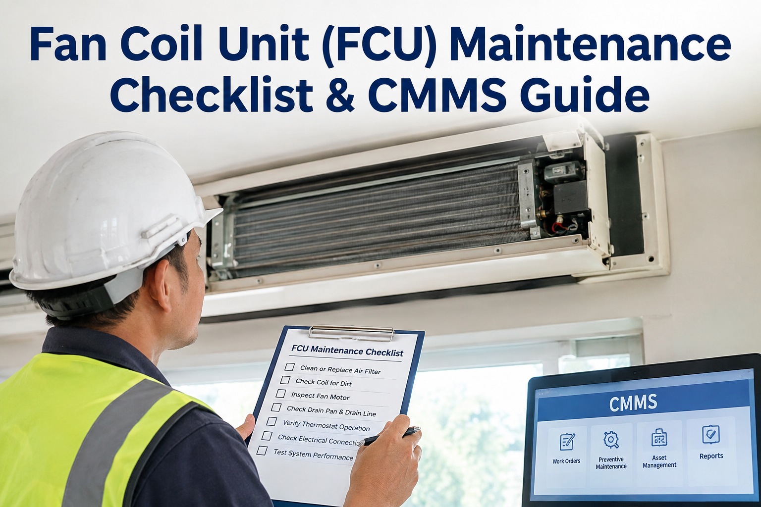 fan-coil-unit-fcu-maintenance-checklist-cmms-guide