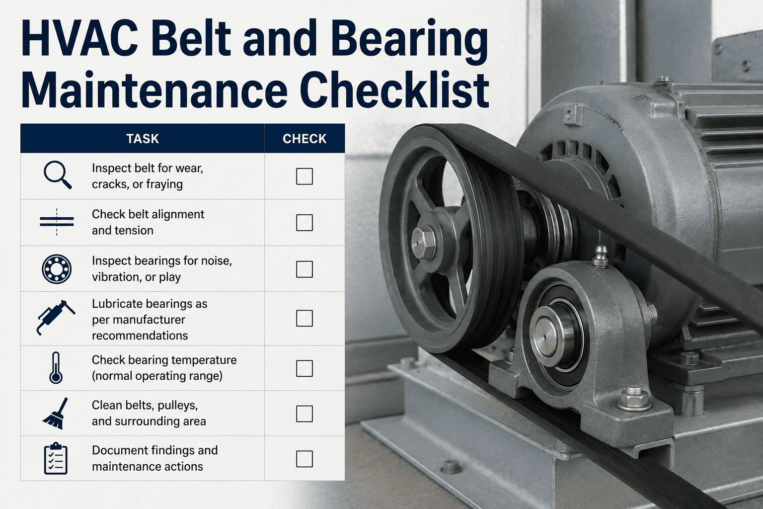 hvac-belt-bearing-maintenance-checklist