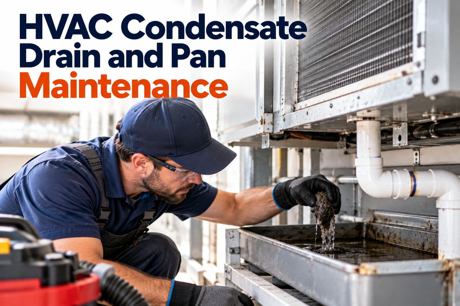 hvac-condensate-drain-pan-maintenance-water-damage