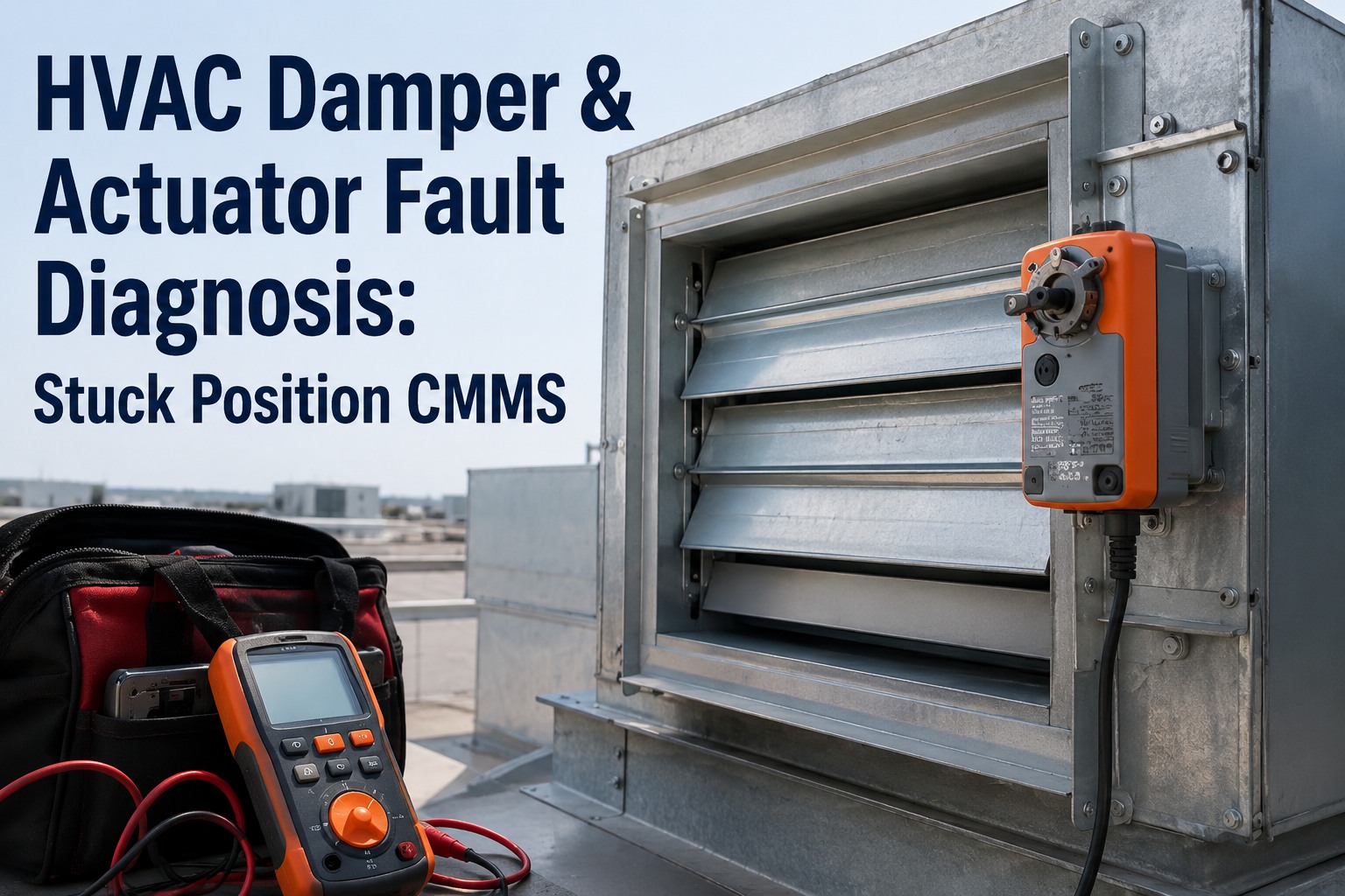 hvac-damper-actuator-fault-diagnosis-stuck-position-cmms