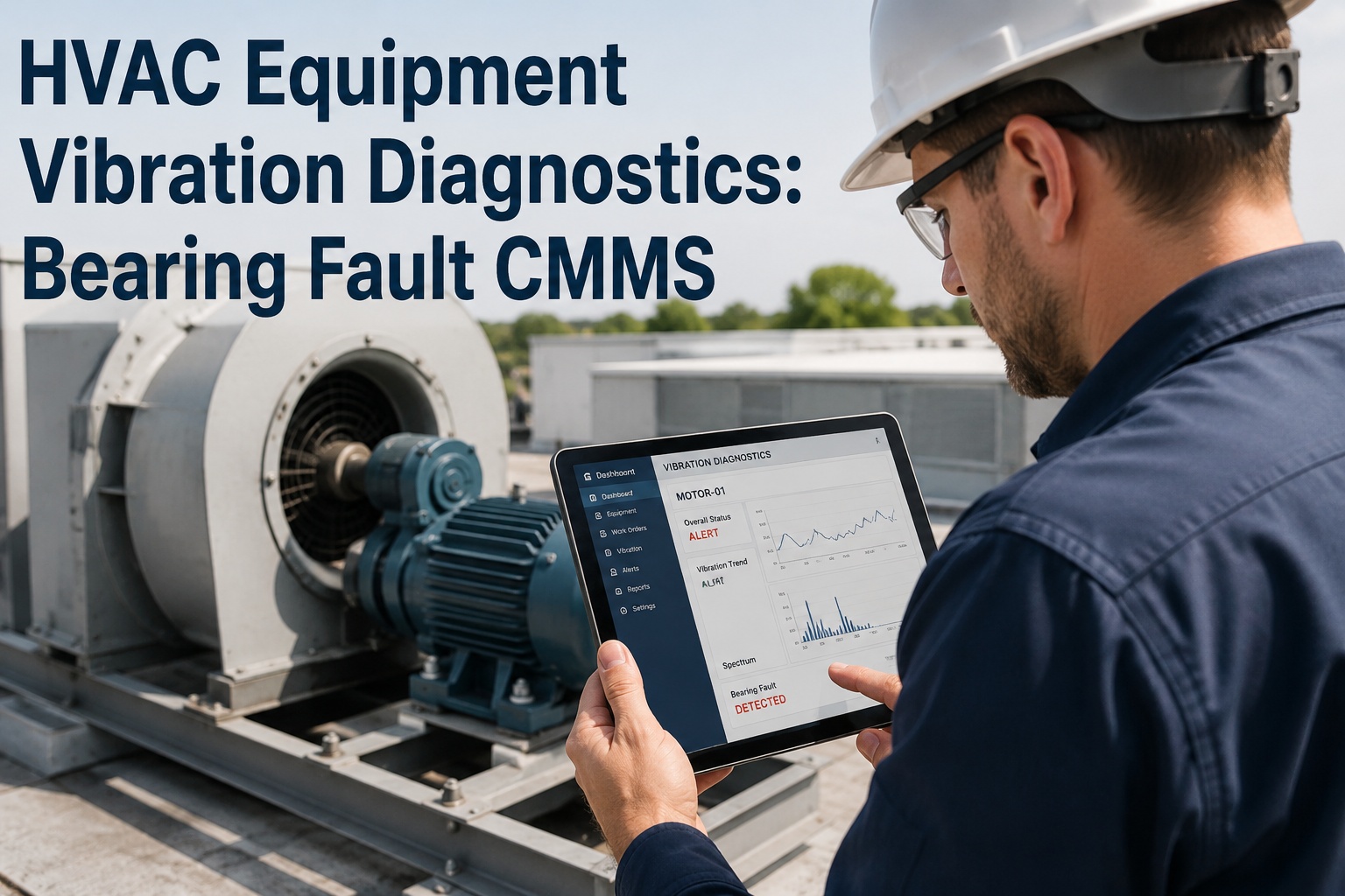 hvac-equipment-vibration-diagnostics-bearing-fault-cmms