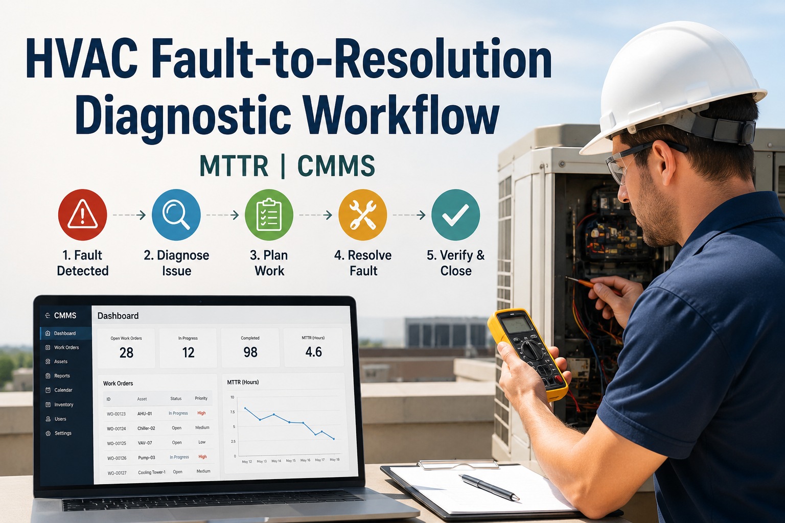 hvac-fault-to-resolution-diagnostic-workflow-mttr-cmms