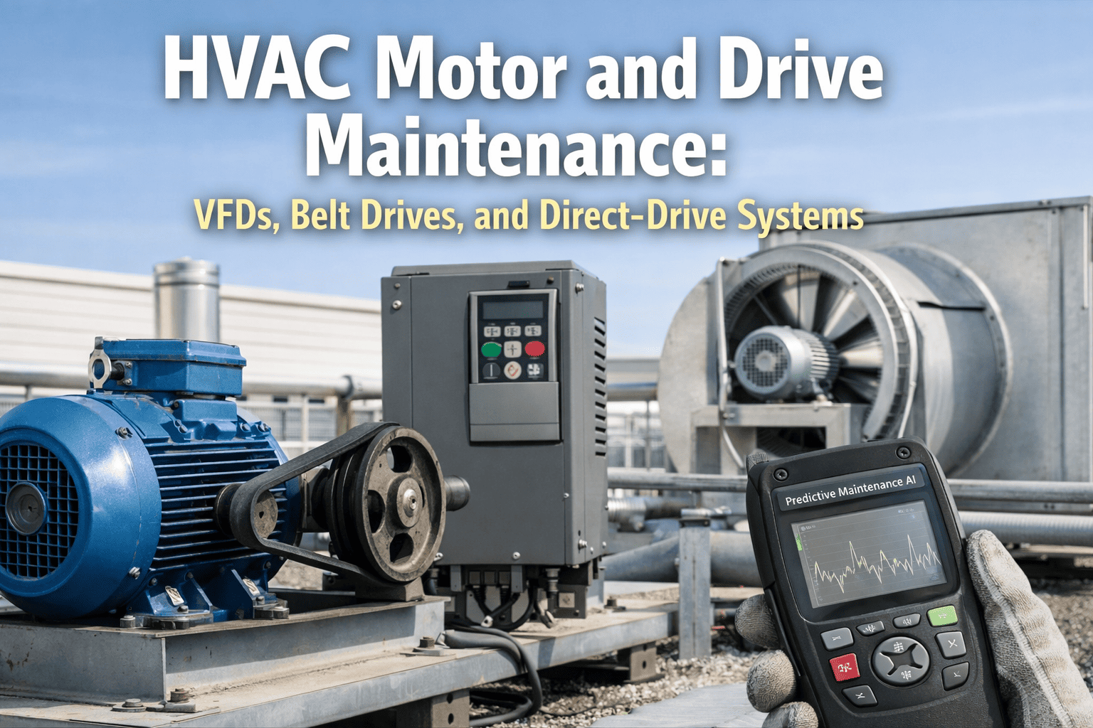 hvac-motor-drive-maintenance-vfds-belt-drives-direct-drive