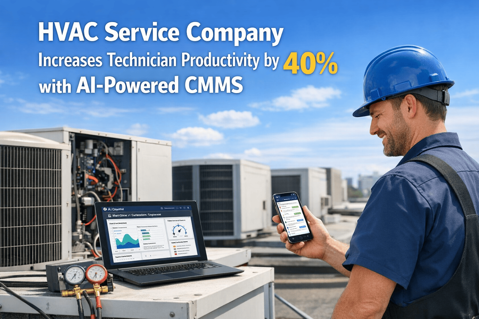 hvac-service-company-technician-productivity-40-percent-ai-oxmaint