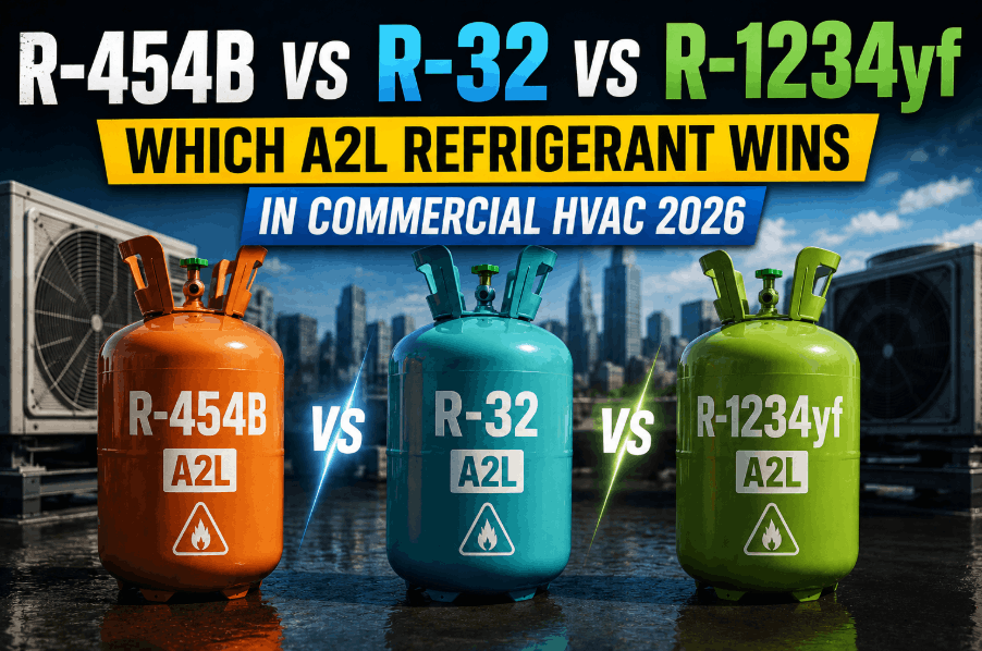 r-454b-vs-r-32-vs-r-1234yf-best-a2l-refrigerant-for-commercial-hvac-in-2026