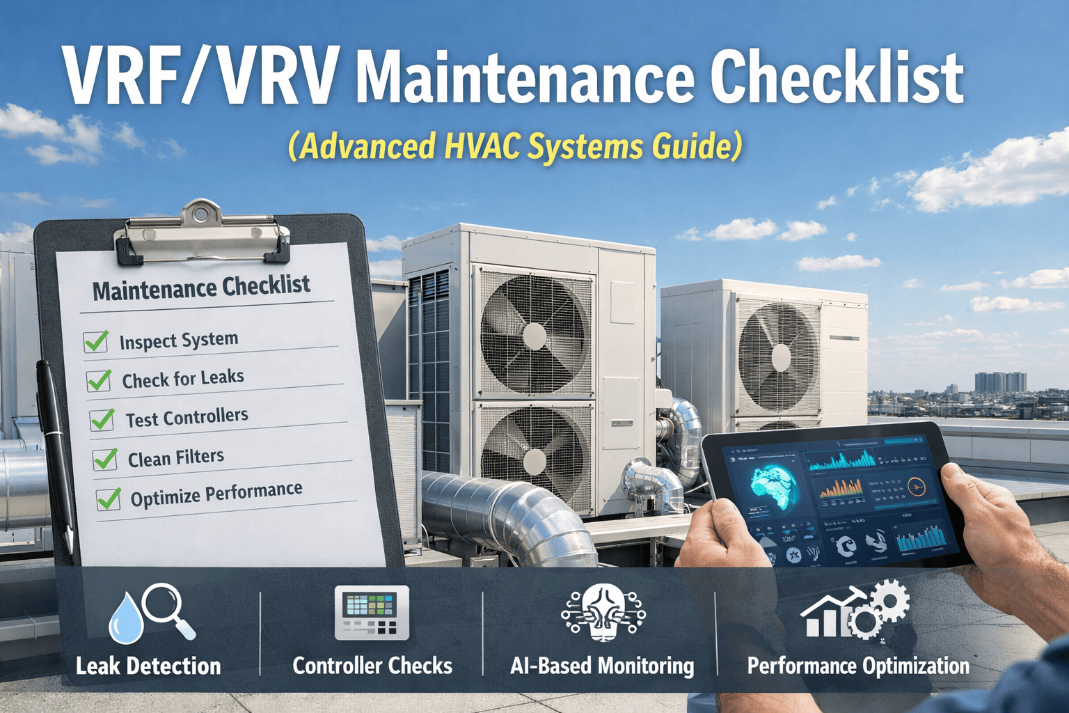 vrf-vrv-maintenance-checklist-hvac