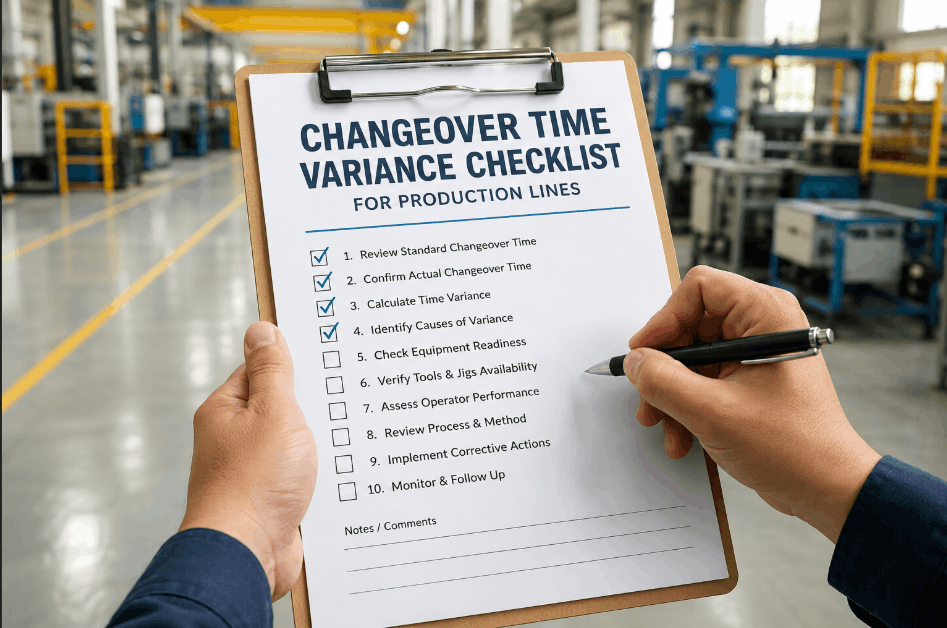 changeover-time-variance-checklist-for-production-lines