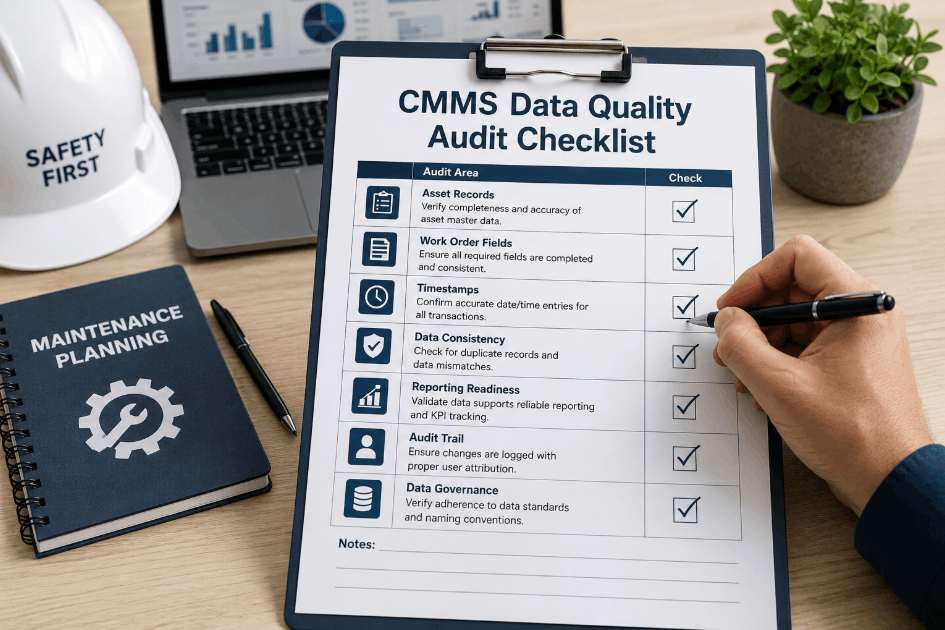 cmms-data-quality-audit-checklist