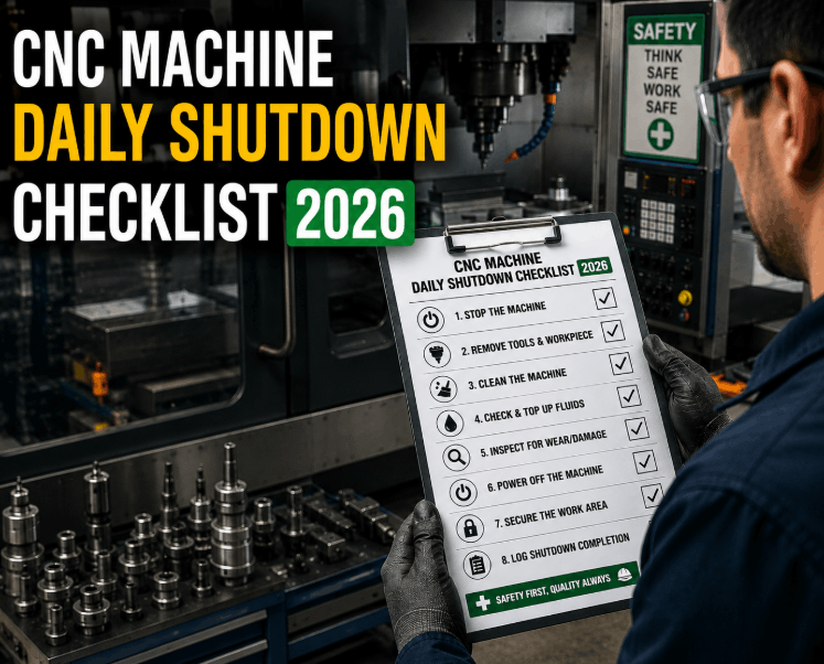 cnc-machine-daily-shutdown-checklist-2026--manufacturing-safety