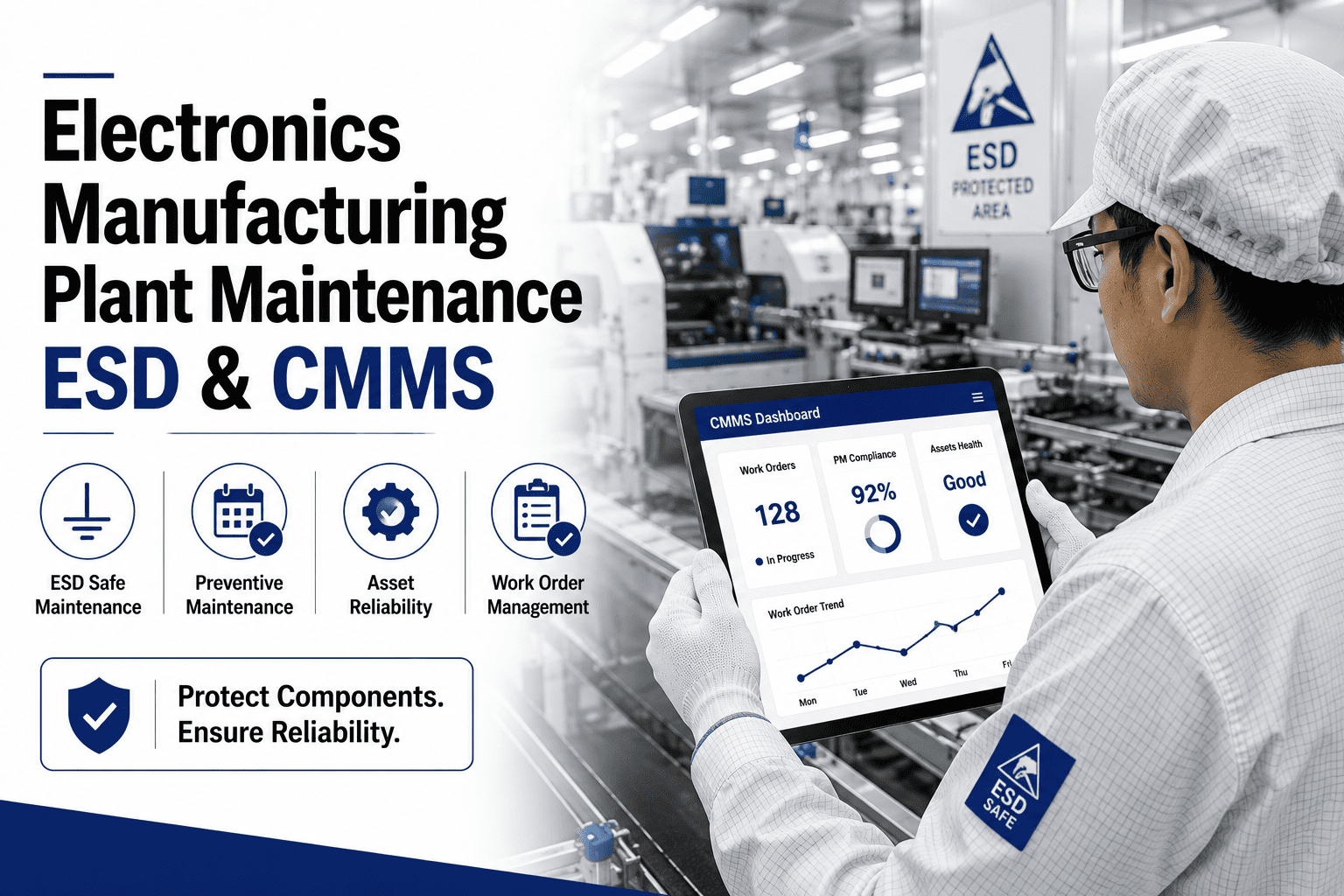 electronics-manufacturing-plant-maintenance-esd-cmms