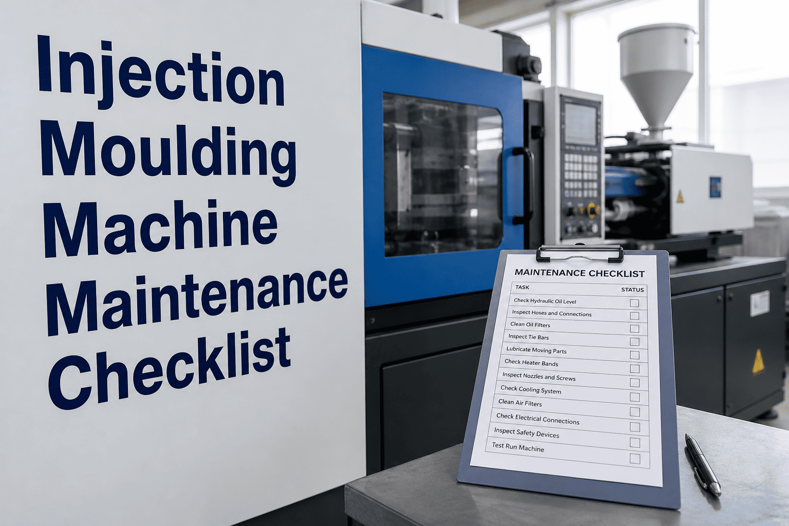 injection-moulding-machine-maintenance-checklist