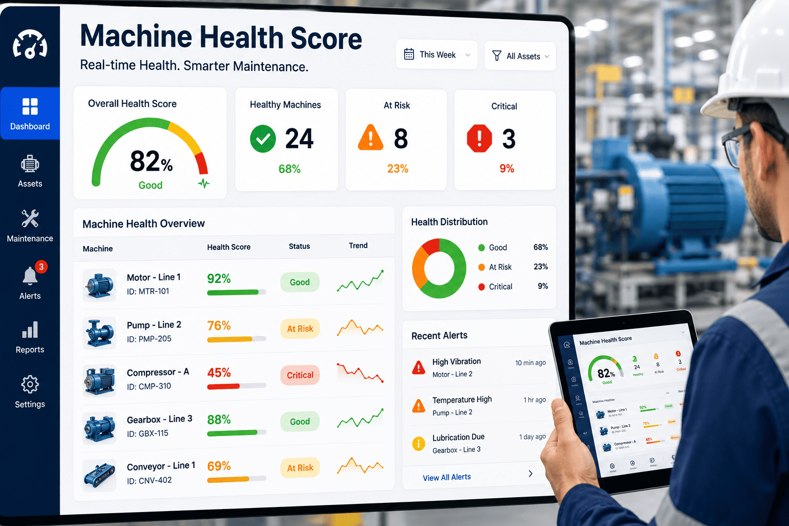 machine-health-score-manufacturing-cmms-dashboard