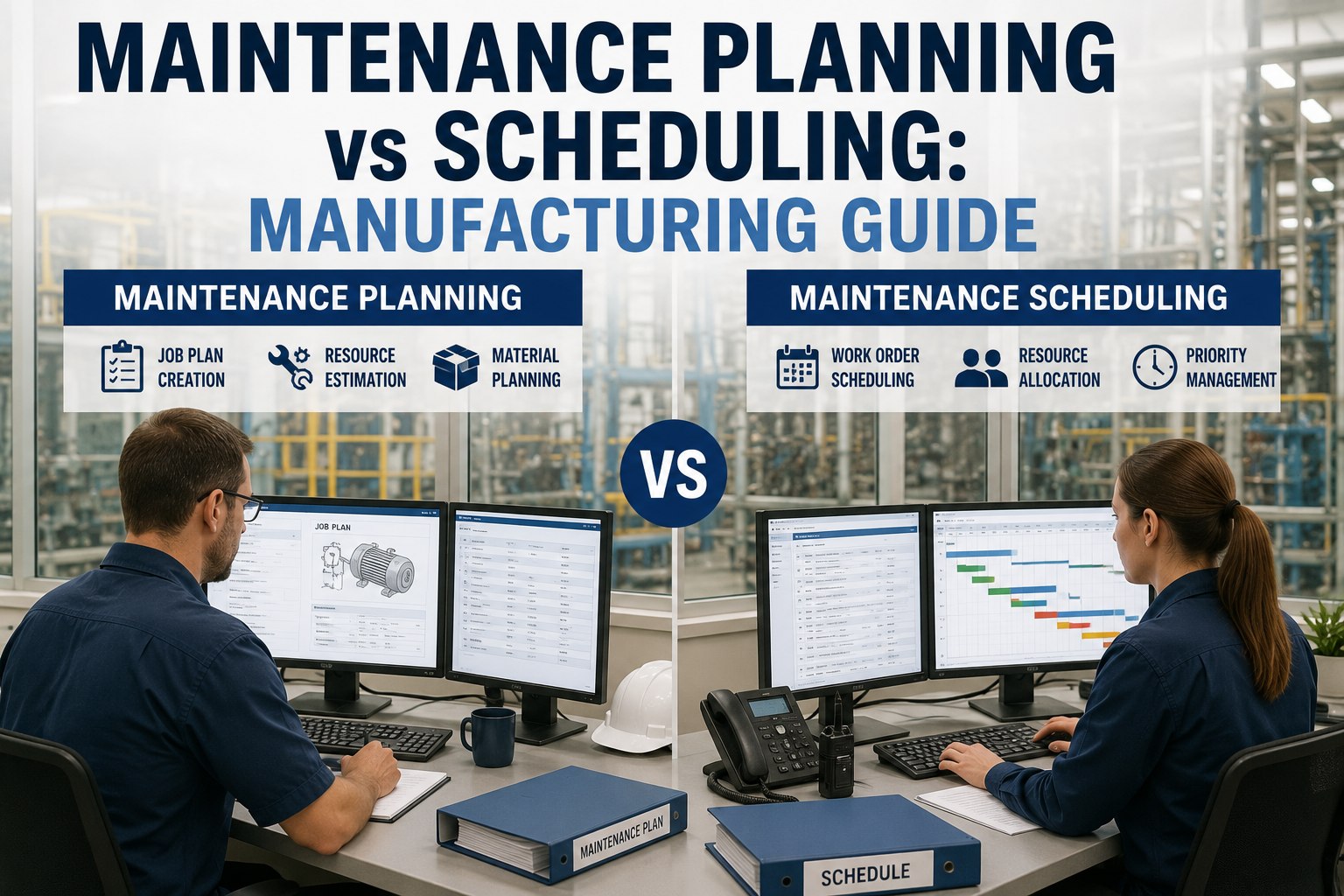 maintenance-planning-vs-scheduling-manufacturing-difference