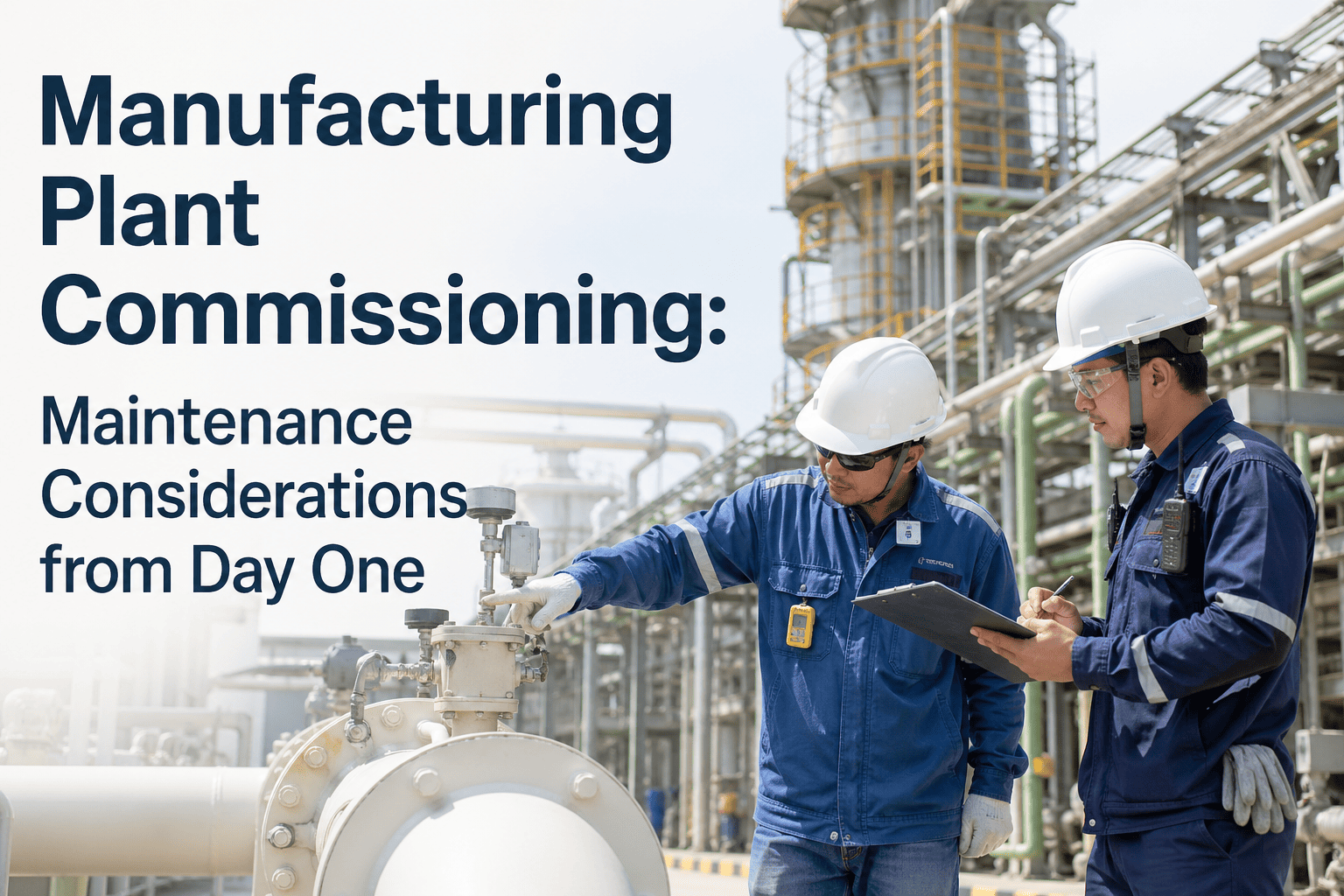 manufacturing-plant-commissioning-maintenance-considerations