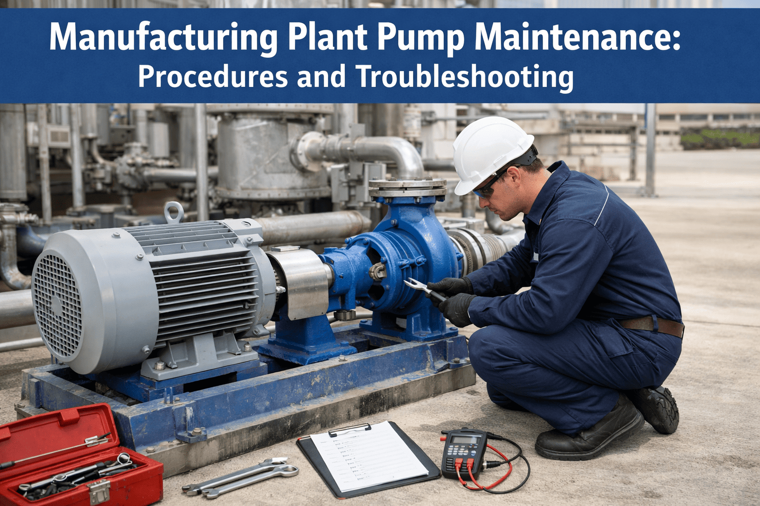 manufacturing-plant-pump-maintenance-procedures-troubleshooting