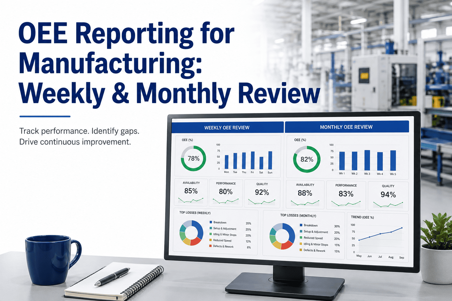 oee-reporting-manufacturing-weekly-monthly-review