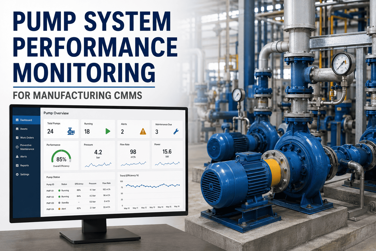 pump-system-performance-monitoring-manufacturing-cmms