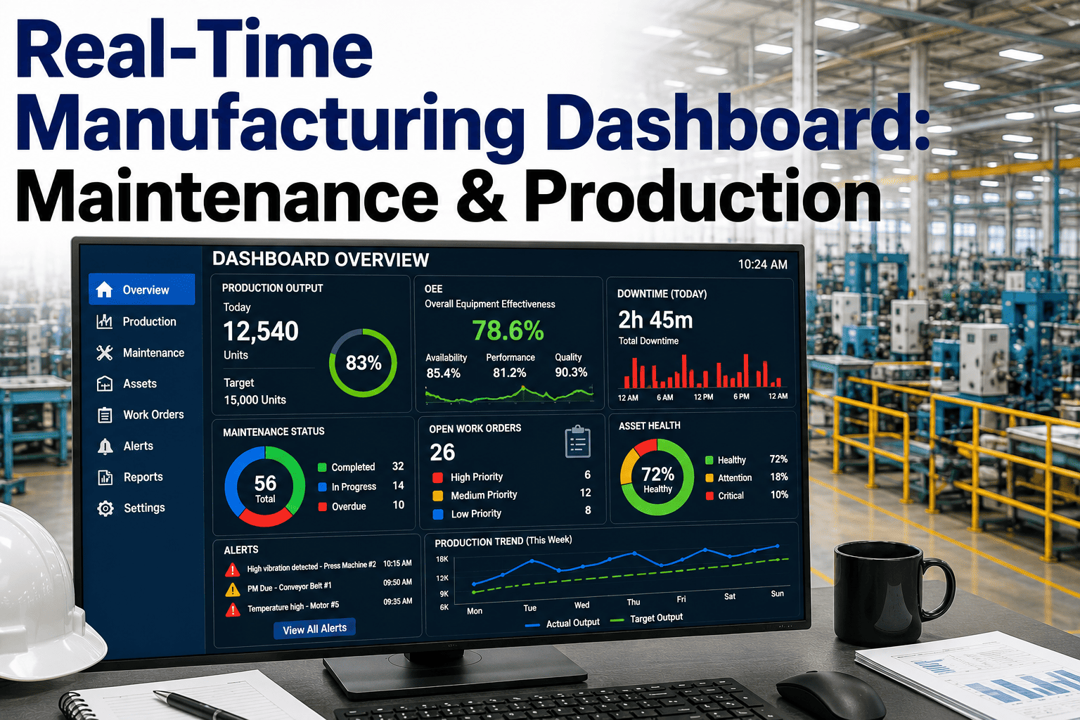 real-time-manufacturing-dashboard-maintenance-production