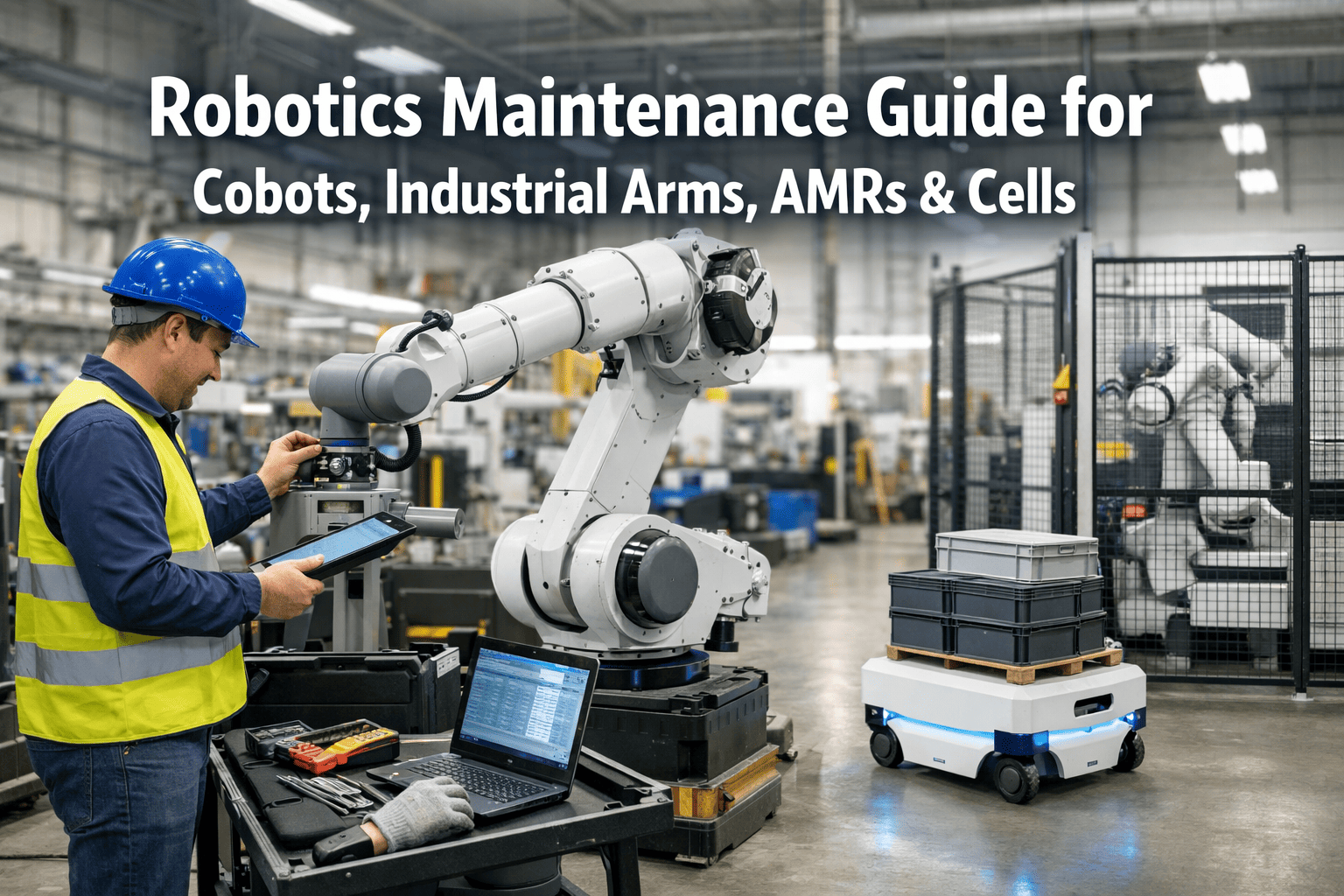 robotics-maintenance-guide-cobots-industrial-arms-amrs
