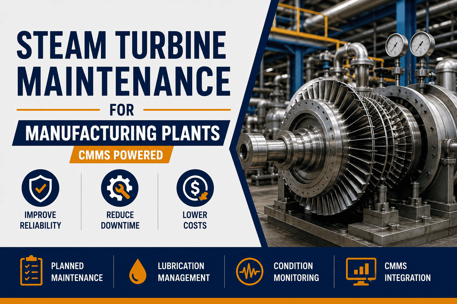 steam-turbine-maintenance-manufacturing-plant-cmms-guide