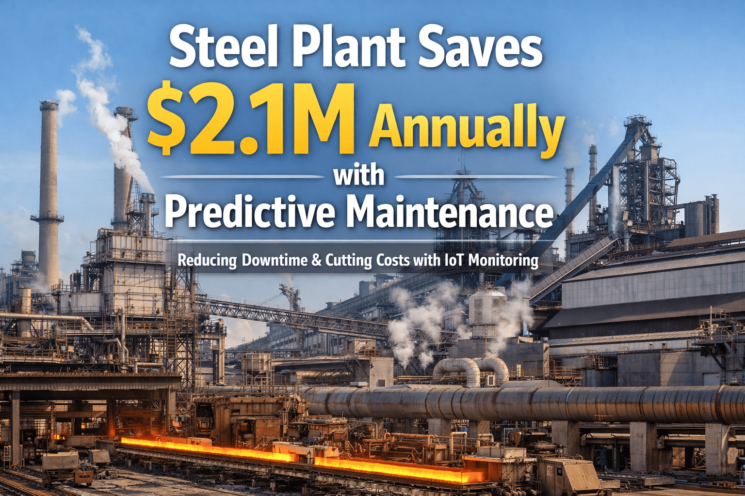 steel-plant-predictive-maintenance-savings-case-study