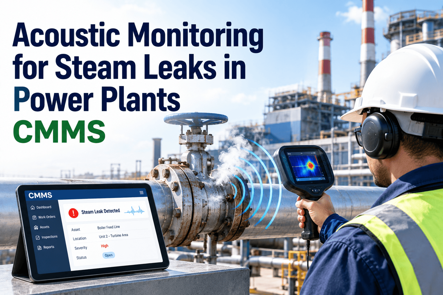acoustic-monitoring-steam-leaks-power-plant-cmms