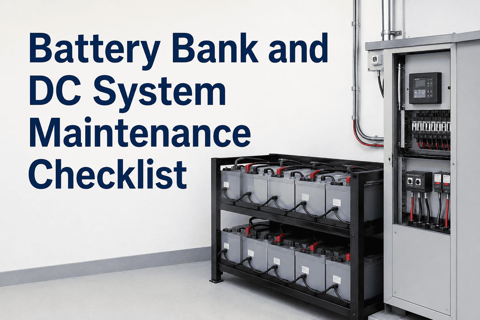 battery-bank-dc-system-maintenance-power-plant