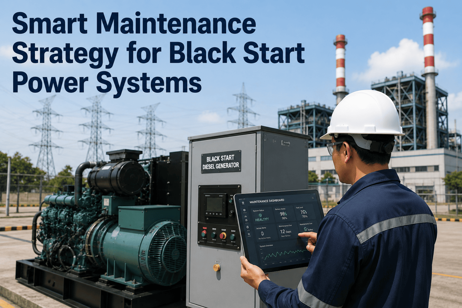 black-start-power-system-maintenance