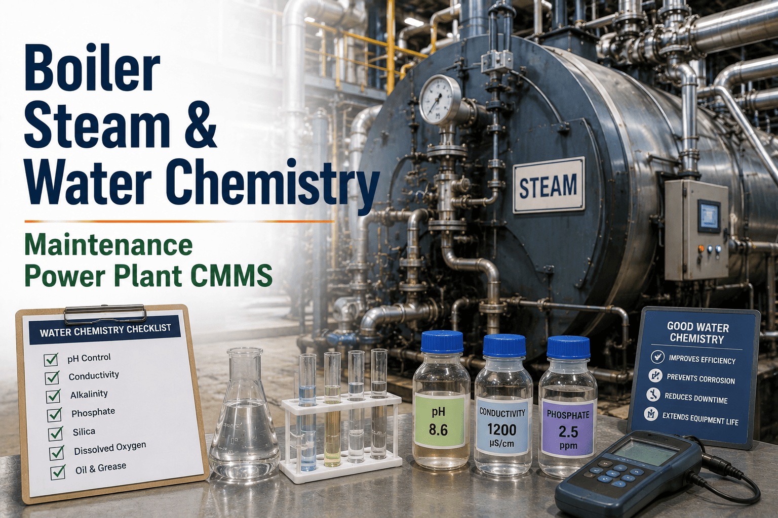 boiler-steam-water-chemistry-maintenance-power-plant-cmms