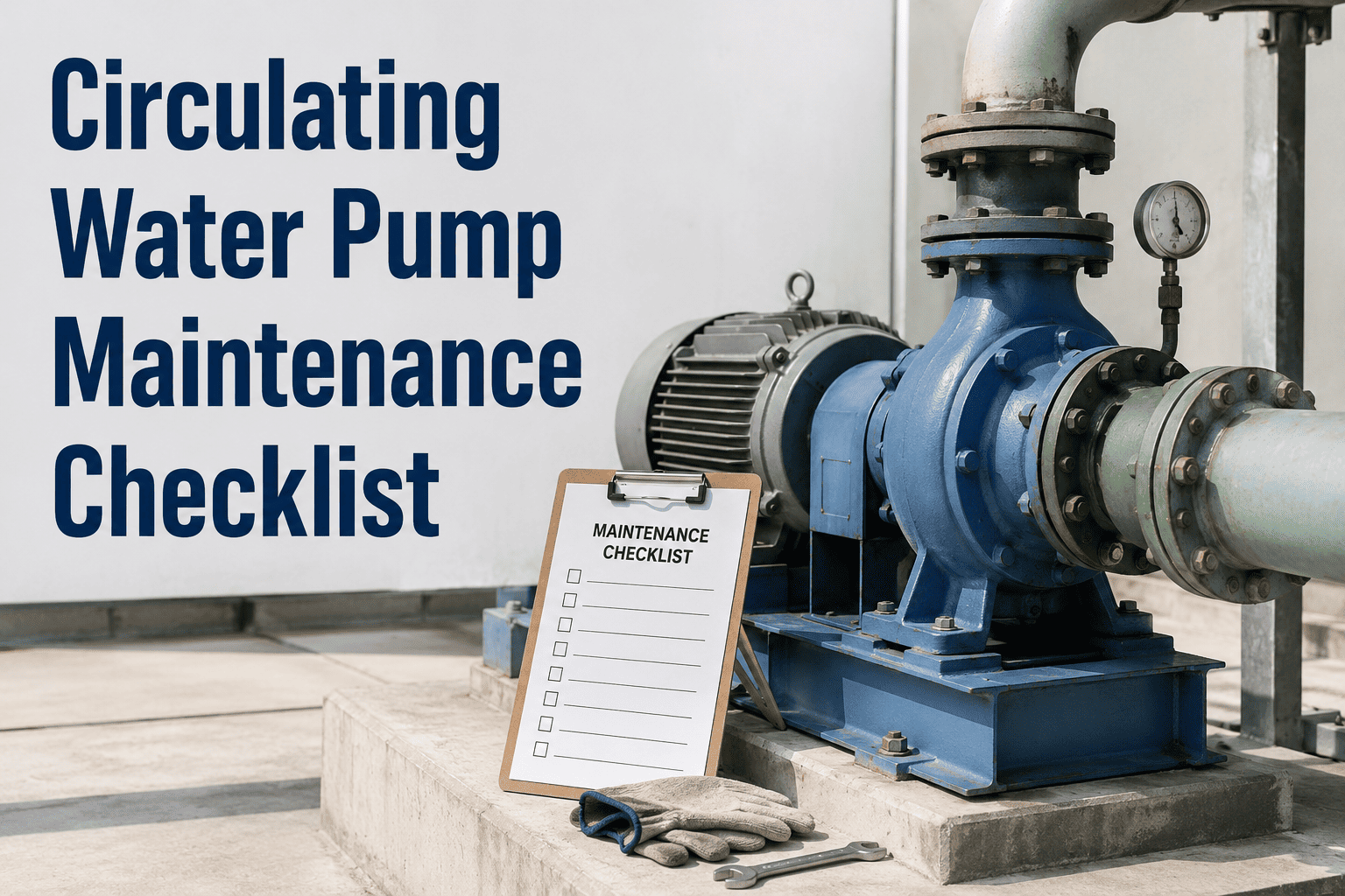circulating-water-pump-maintenance-checklist