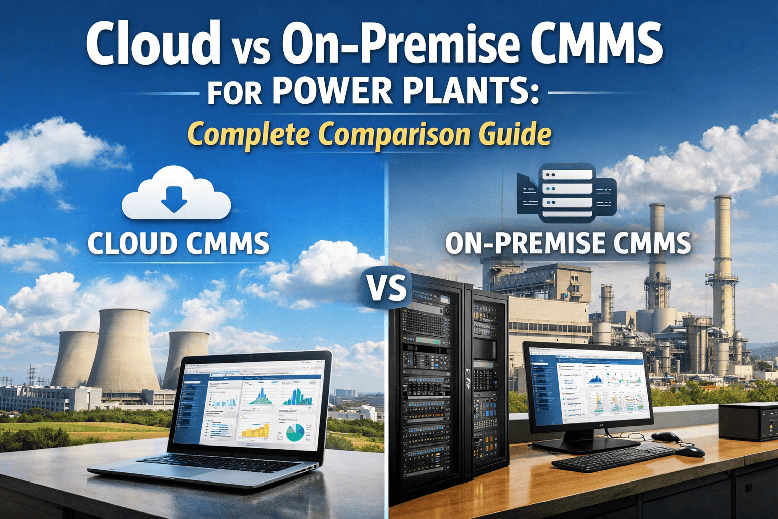 cloud-vs-on-premise-cmms-power-plant-comparison-guide
