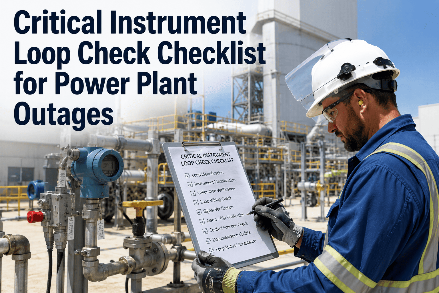 critical-instrument-loop-check-checklist-for-power-plant-outages
