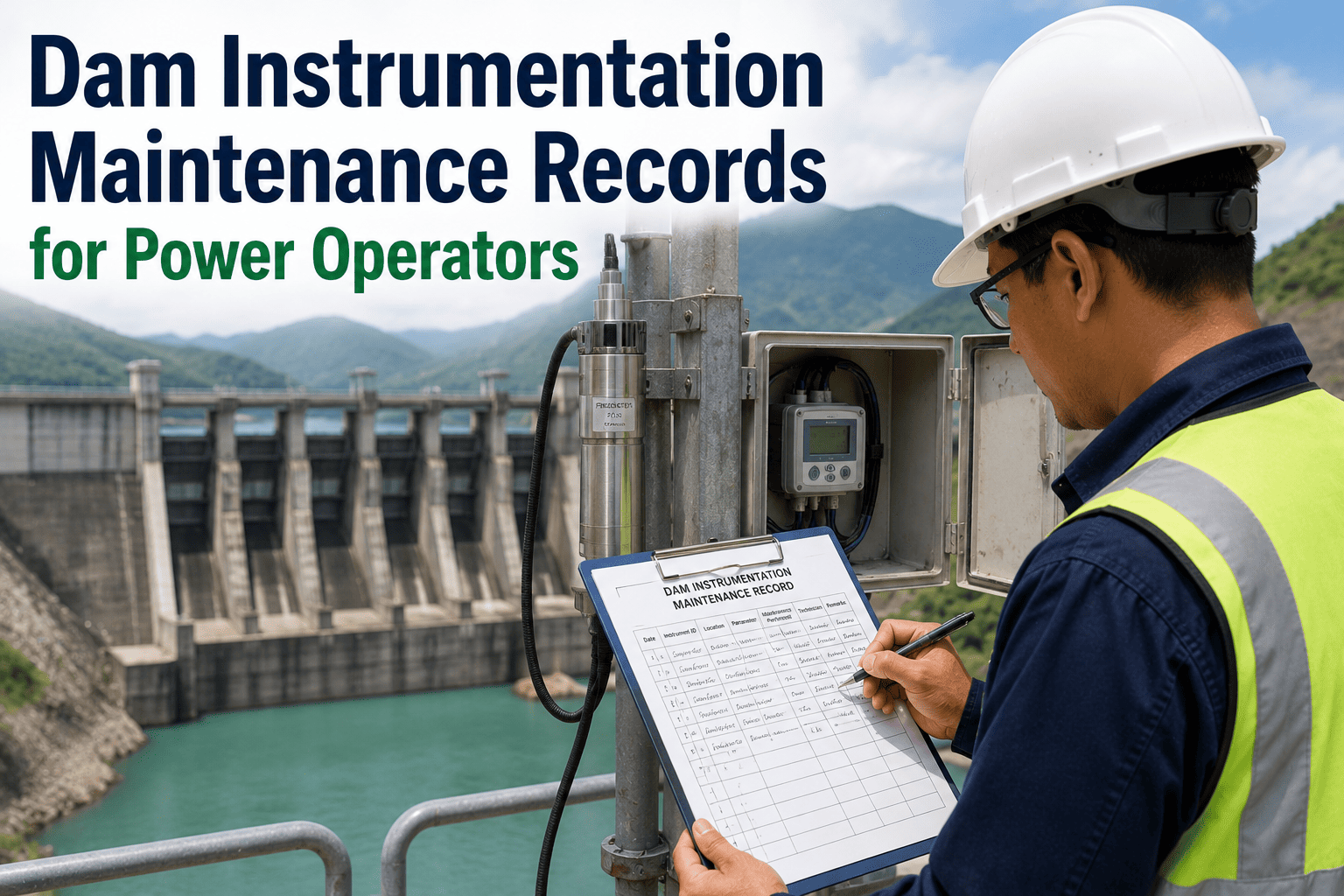 dam-instrumentation-maintenance-records-for-power-operators
