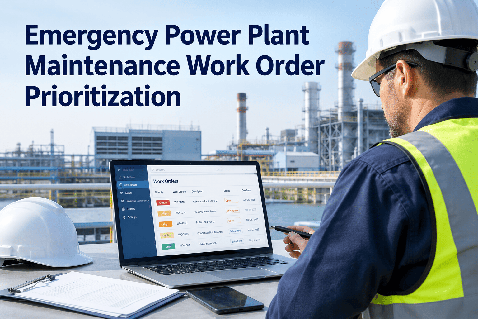 emergency-power-plant-maintenance-work-order-prioritization