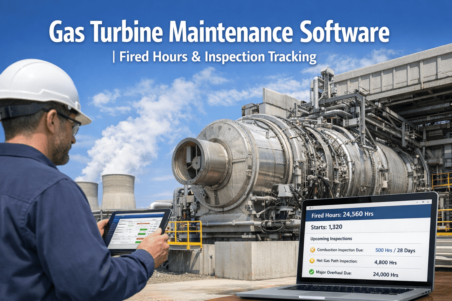 Gas Turbine Maintenance Software | Fired Hours & Inspection Tracking