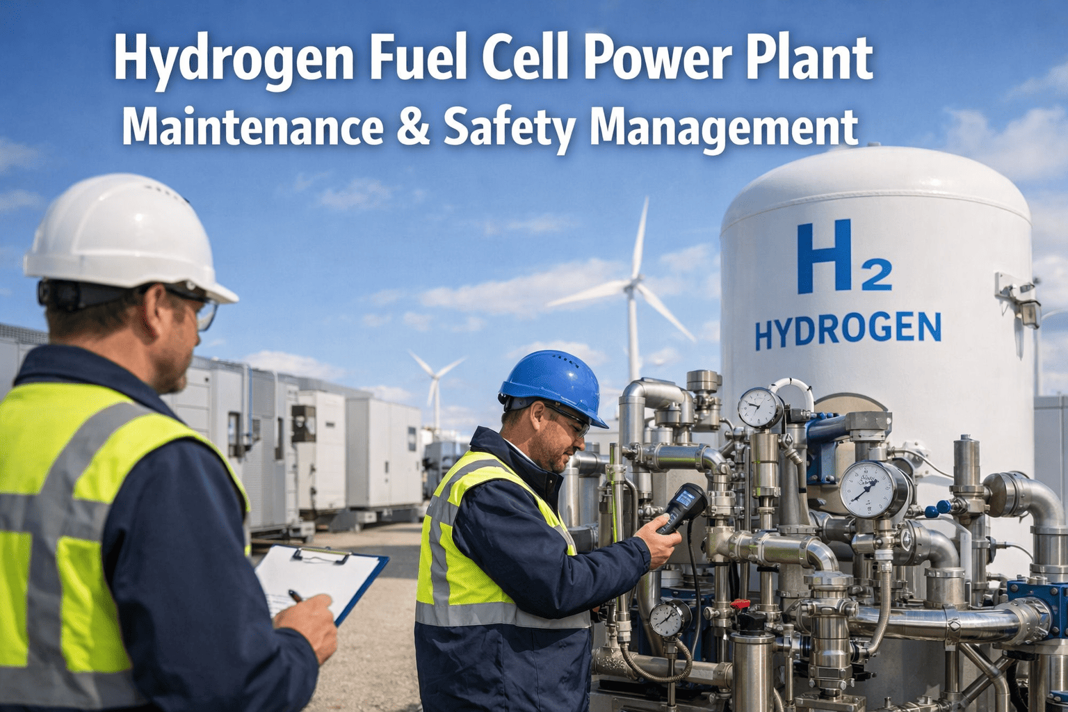 hydrogen-fuel-cell-power-plant-maintenance-safety
