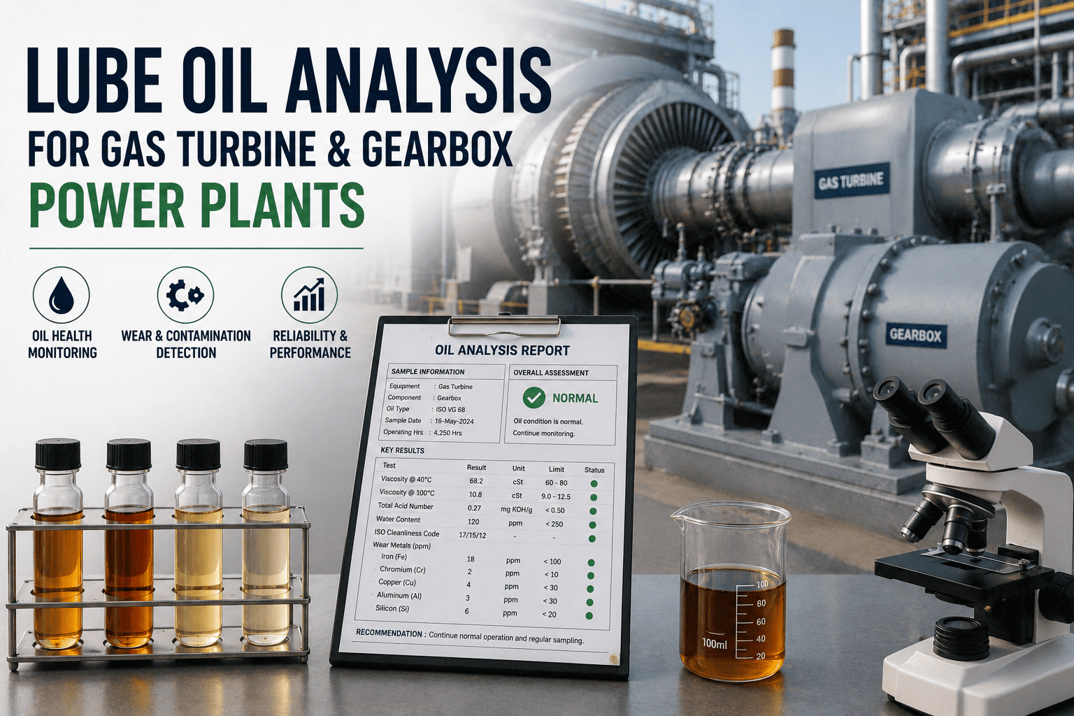 lube-oil-analysis-gas-turbine-gearbox-power-plant-cmms