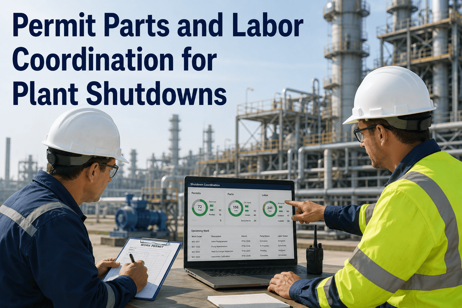 permit-parts-and-labor-coordination-for-plant-shutdowns