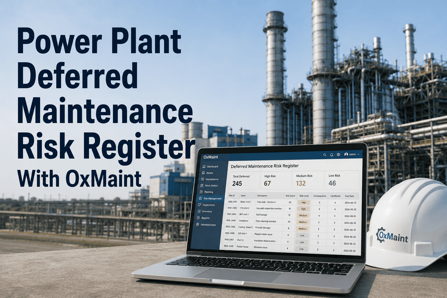 power-plant-deferred-maintenance-risk-register-with-oxmaint