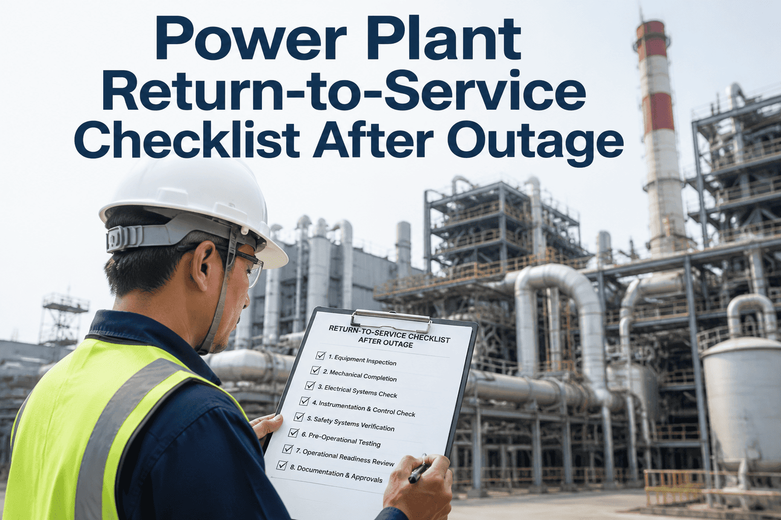 power-plant-return-to-service-checklist-after-outage