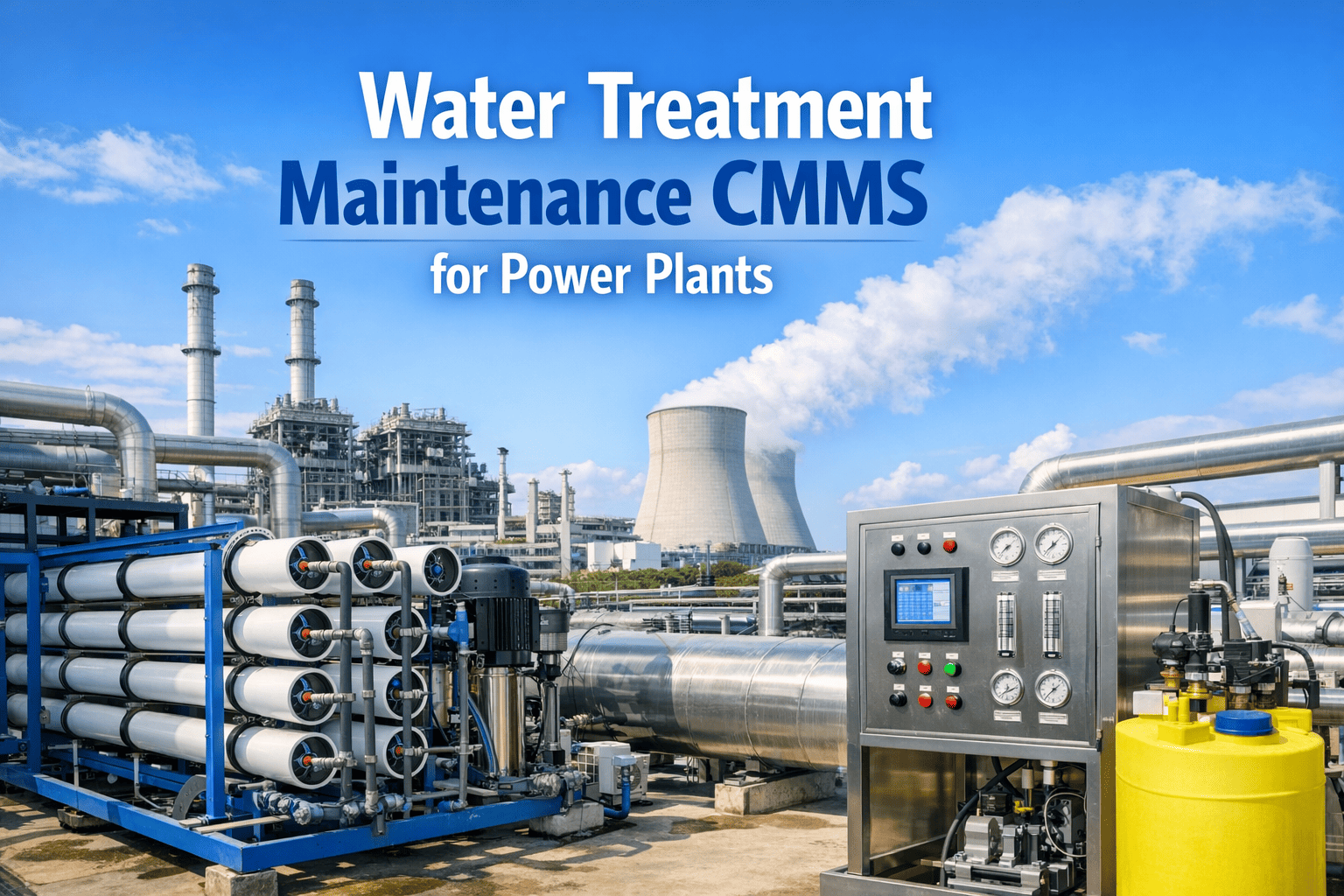 power-plant-water-treatment-maintenance-cmms