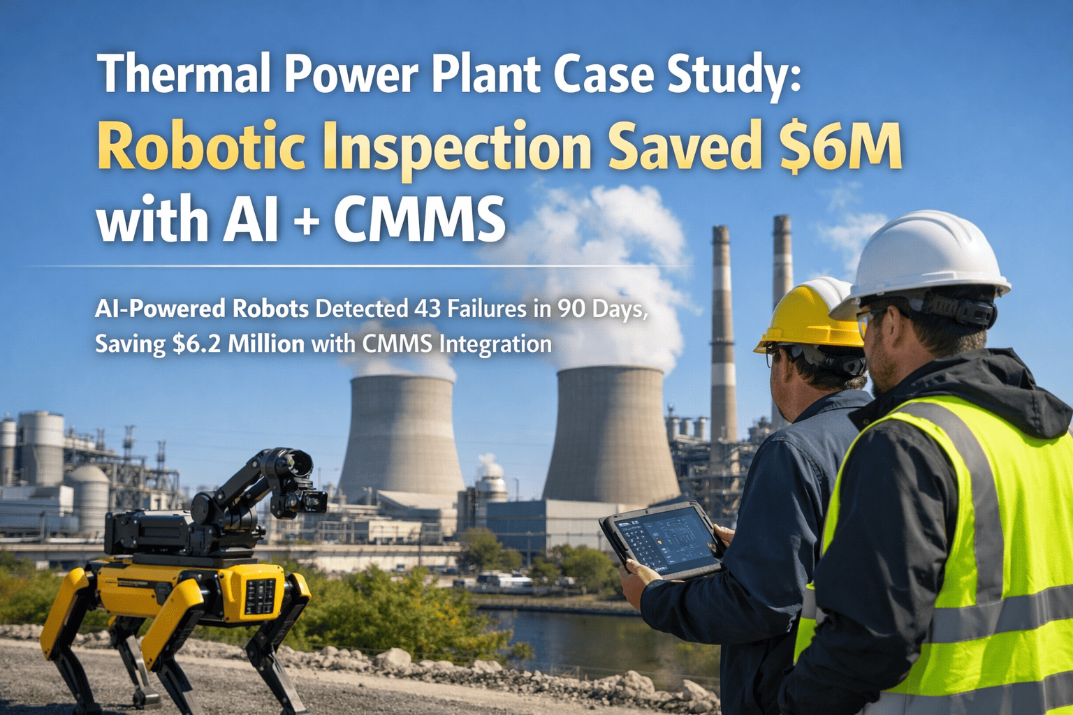 robotic-inspection-power-plant-case-study-ai-cmms-savings