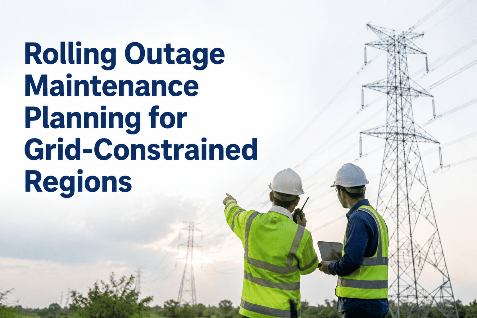 rolling-outage-maintenance-planning-for-grid-constrained-regions