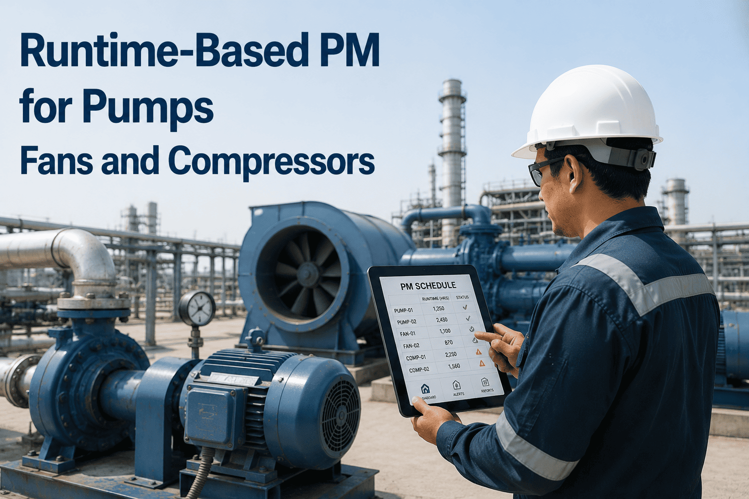 runtime-based-pm-for-pumps-fans-and-compressors